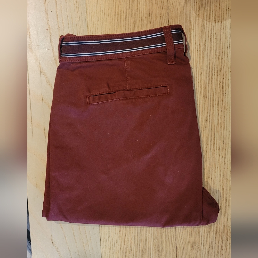 Gucci Casual Red Cotton Pants Chinos